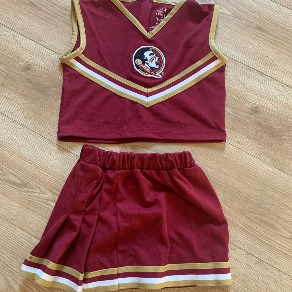 NWT Florida State Seminoles Two Piece Cheerleading Outfit
